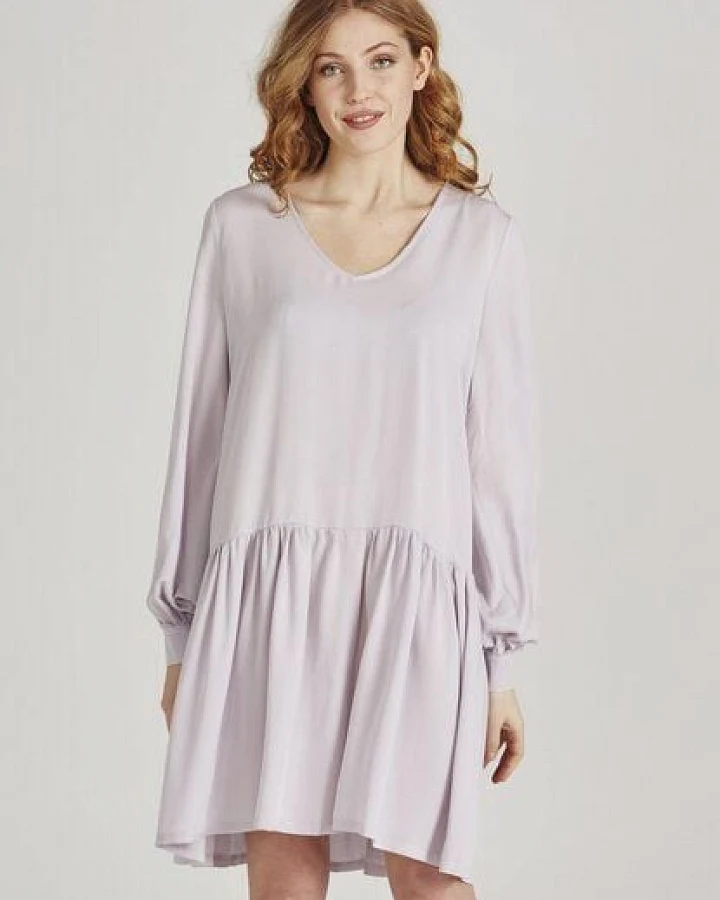 Givn Berlin Damen Volant-Kleid aus LENZING ECOVERO "Romy"