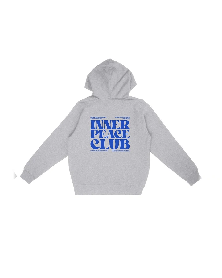 Oat Milk Club Damen vegan Hoodie Inner Peace Club Heather Grey