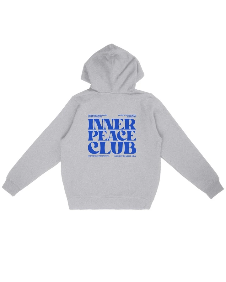 Oat Milk Club Damen vegan Hoodie Inner Peace Club Heather Grey