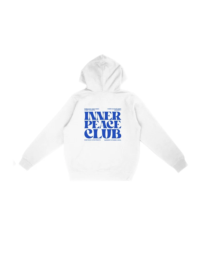 Oat Milk Club Damen vegan Hoodie Inner Peace Club Weiß
