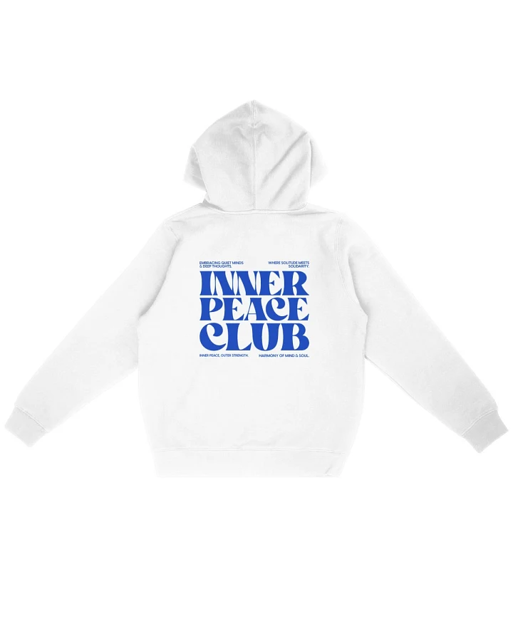 Oat Milk Club Damen vegan Hoodie Inner Peace Club Weiß