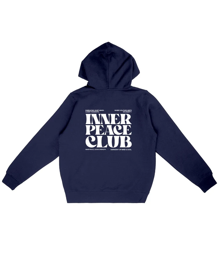 Oat Milk Club Damen vegan Hoodie Inner Peace Club Marineblau