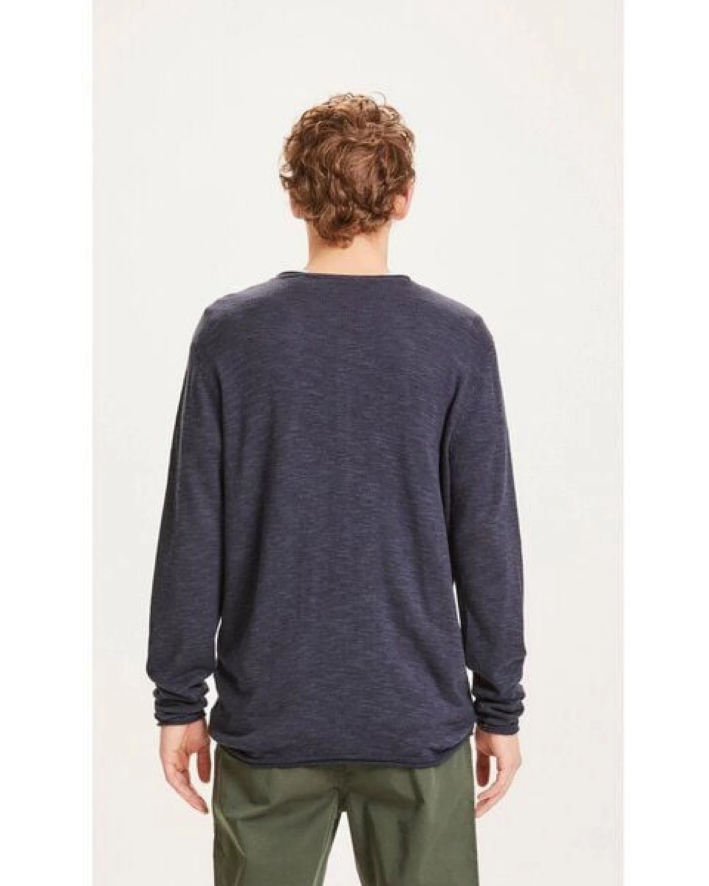 KnowledgeCotton Apparel FORREST O-Neck Tencel Knit Pullover – Ansicht 3
