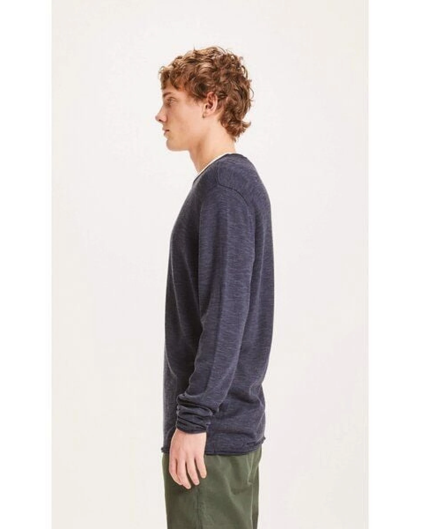 KnowledgeCotton Apparel FORREST O-Neck Tencel Knit Pullover – Ansicht 3