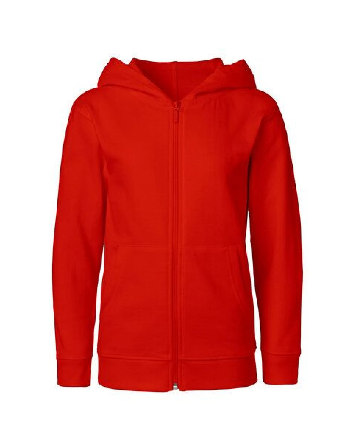 HANDGEDRUCKT Unisex Kinder Zip Up Hoody "Fußball" – Ansicht 2