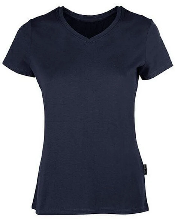 HRM Damen Ladies Luxury V-Neck T-Shirt