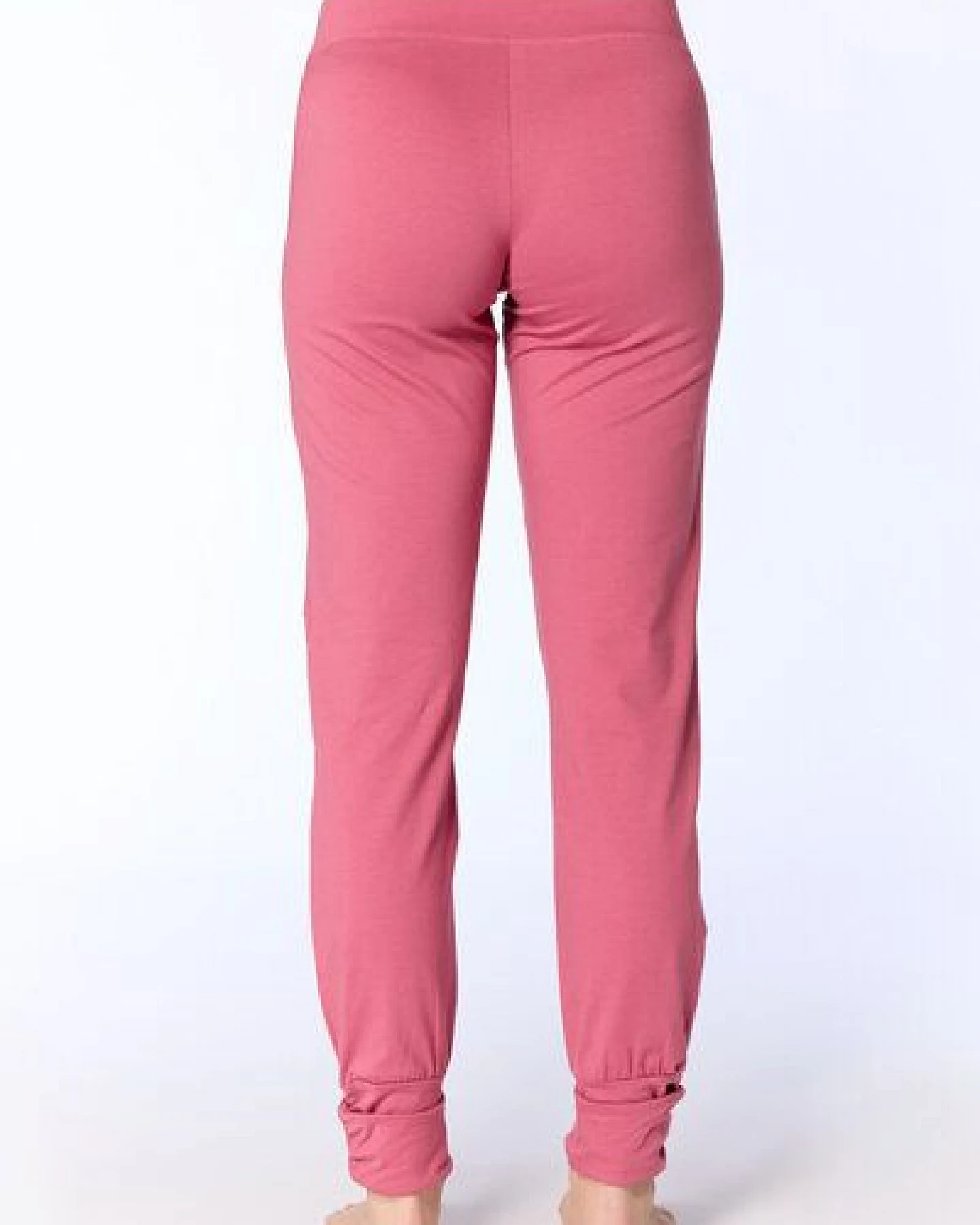 Leela Cotton Damen Yogahose 6 Farben Bio-Baumwolle Sporthose Fitnesshose 4415 – Ansicht 2
