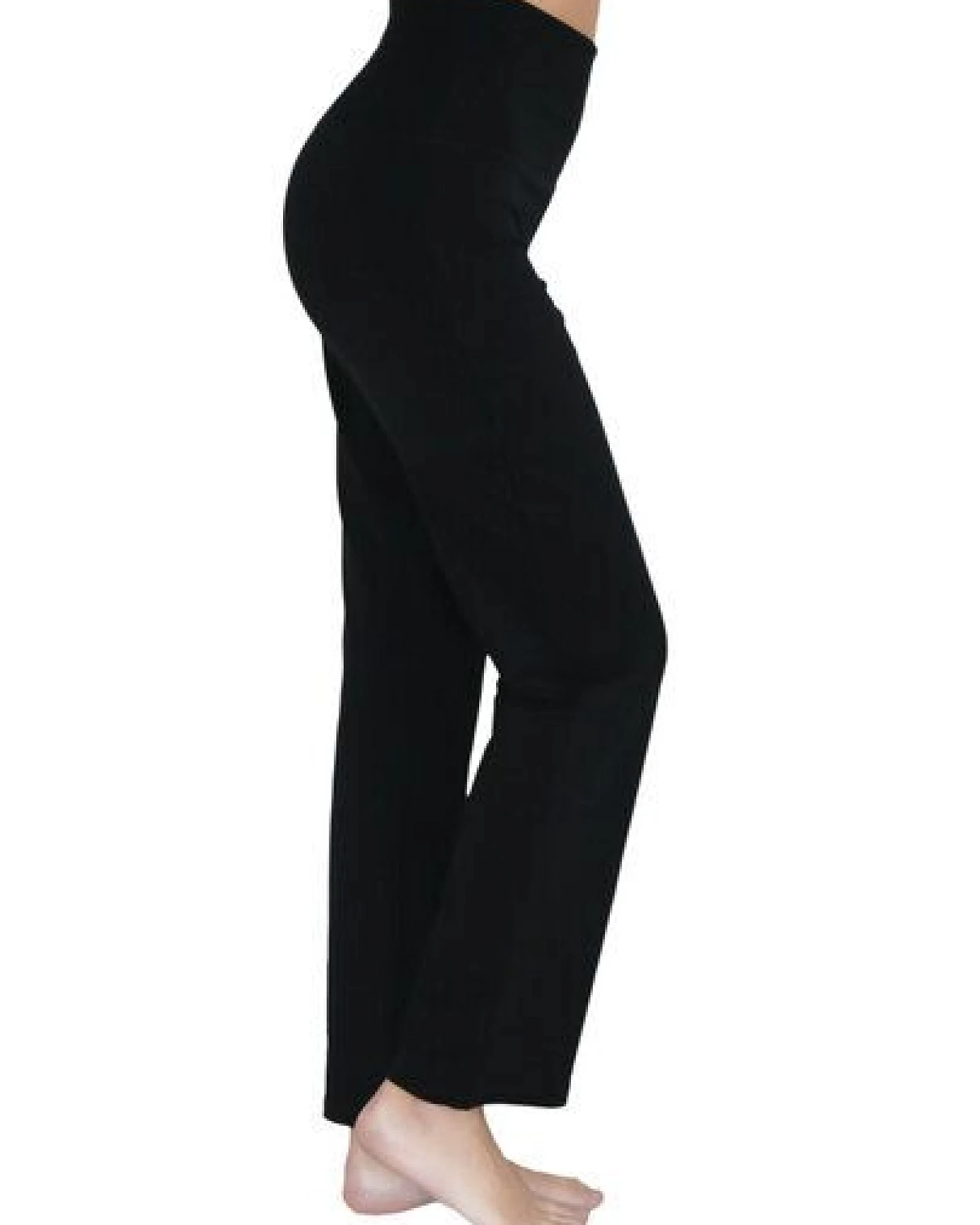 Leela Cotton Damen Sporthose 2 Farben Bio-Baumwolle Fitnesshose Trainingshose 4070 – Ansicht 2