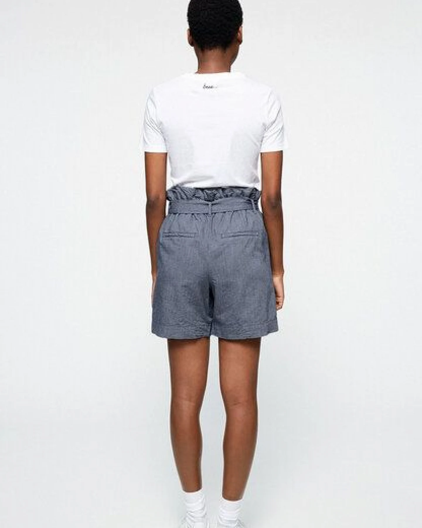 ARMEDANGELS TAABITHA CHAMBRAY - Damen Shorts aus Bio-Baumwolle – Ansicht 2