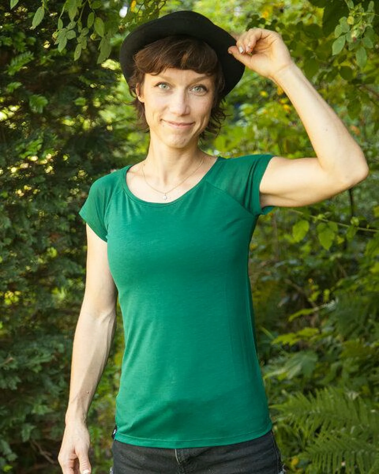 päfjes - Fair gehandeltes Basic Frauen T-Shirt mit TENCEL Lyocell – Ansicht 3