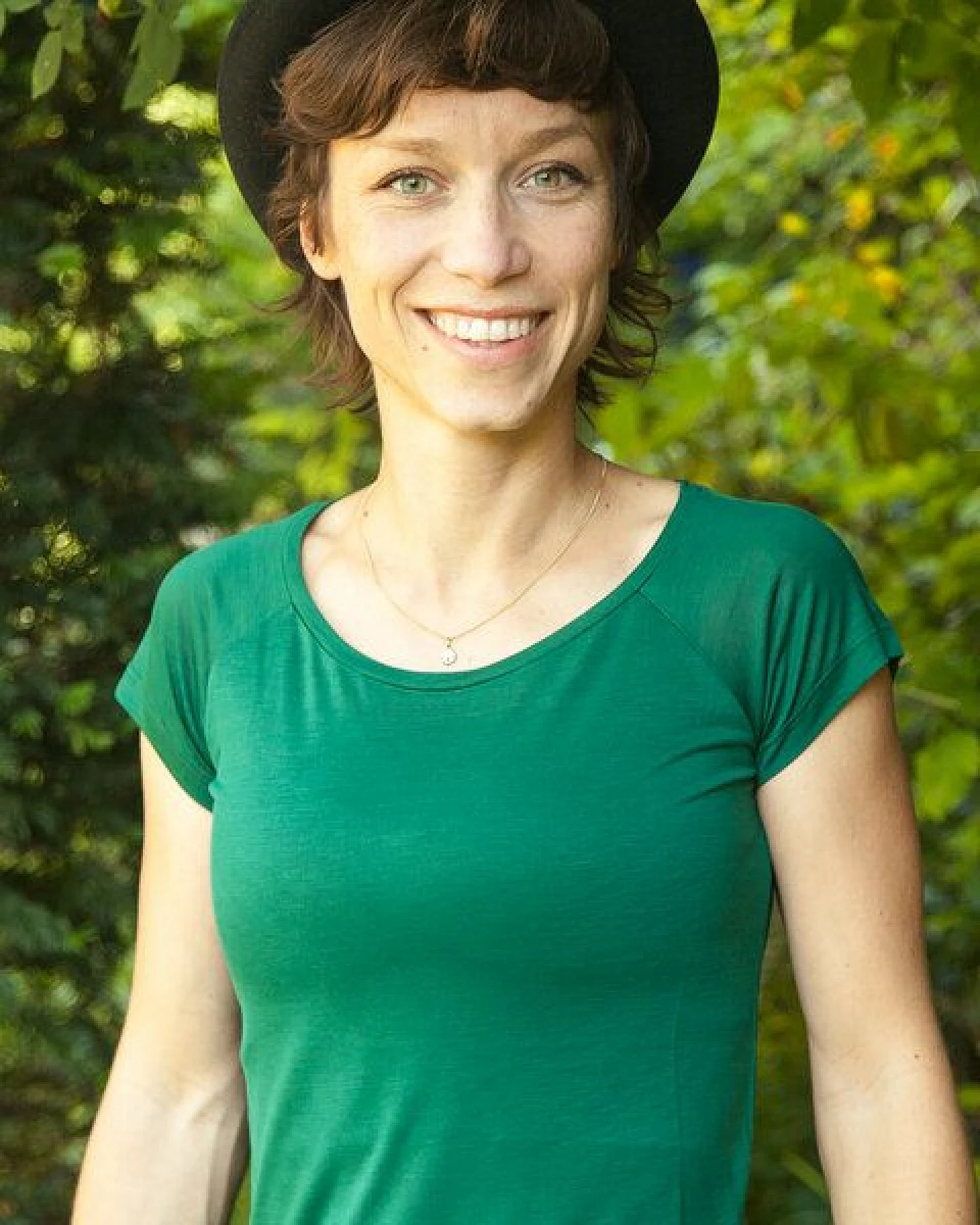 päfjes - Fair gehandeltes Basic Frauen T-Shirt mit TENCEL Lyocell – Ansicht 3