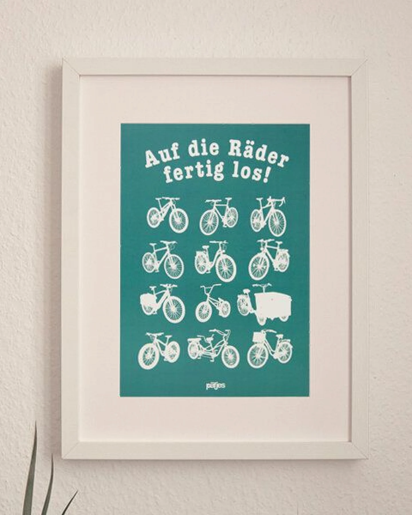 päfjes Auf die Räder fertig los - Poster A4 – Ansicht 4
