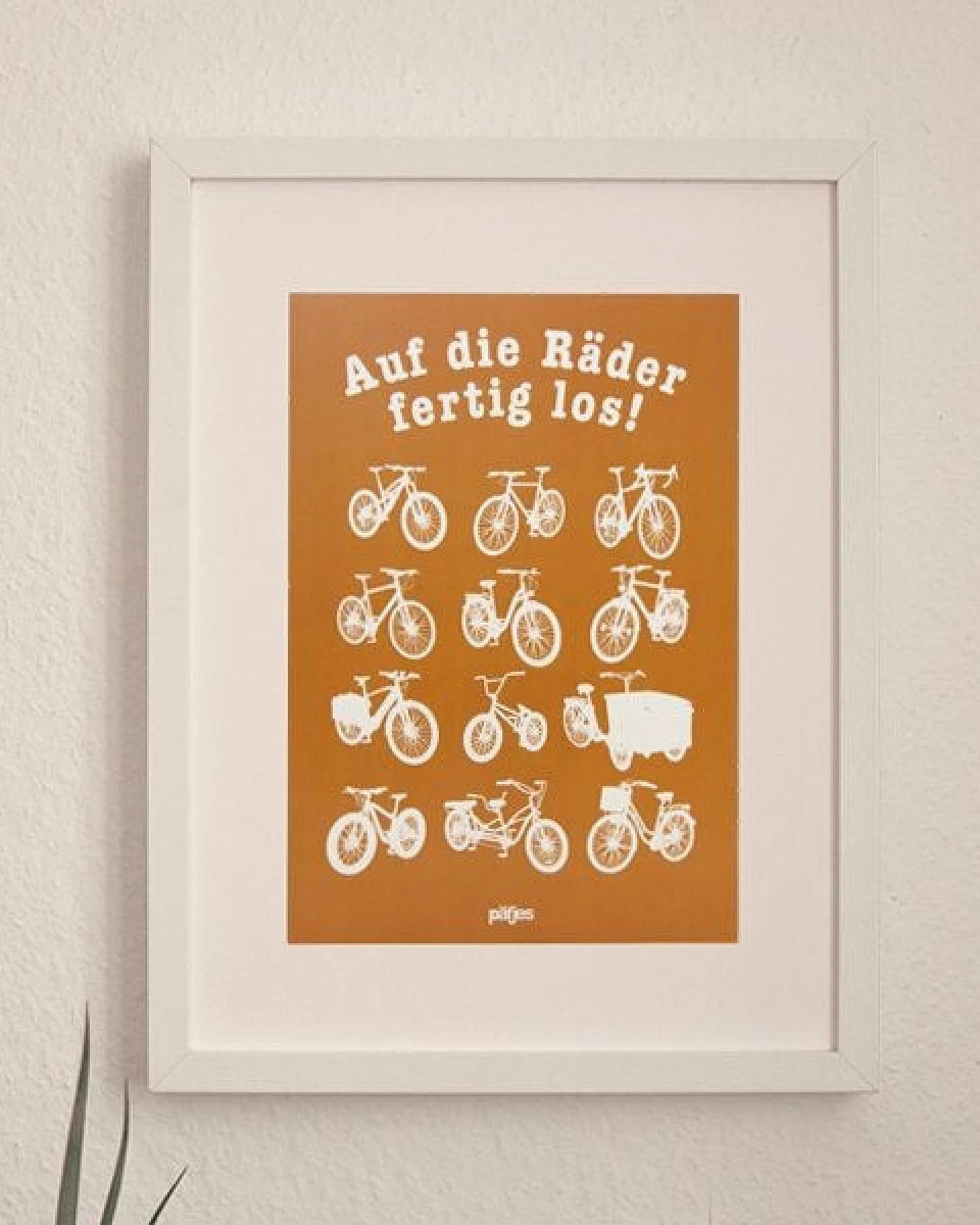 päfjes Auf die Räder fertig los - Poster A4 – Ansicht 2