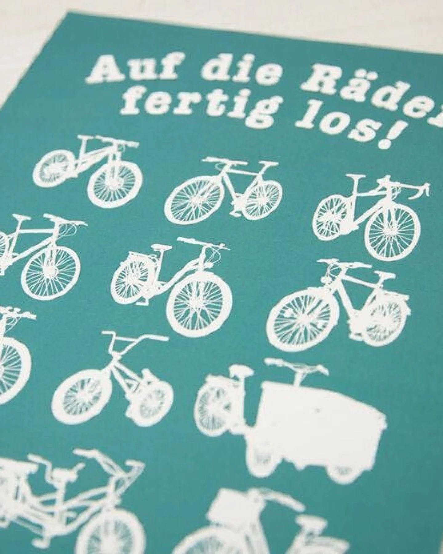 päfjes Auf die Räder fertig los - Poster A4 – Ansicht 3