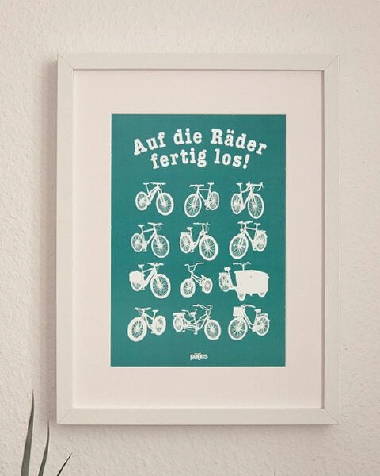 päfjes Auf die Räder fertig los - Poster A4 – Ansicht 4