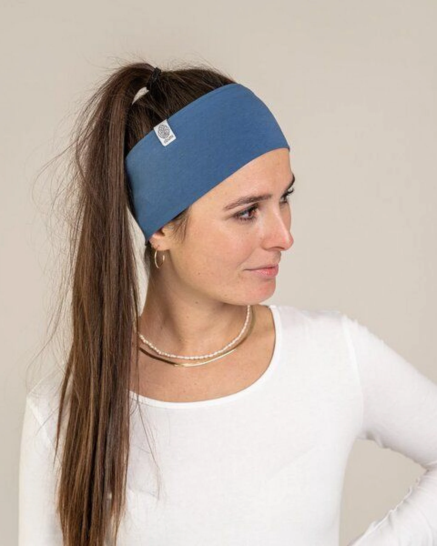 obumi STIRNBAND BREIT AUS BIO JERSEY IN VIELEN FARBEN – Ansicht 2