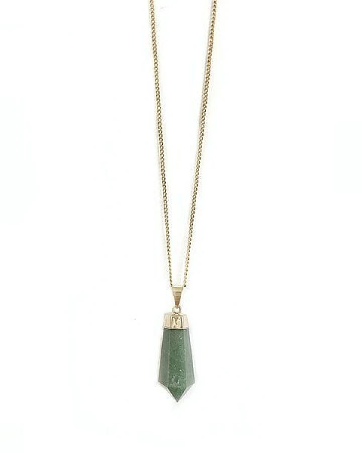 Aventurin Halskette vergoldet von Crystal and Sage