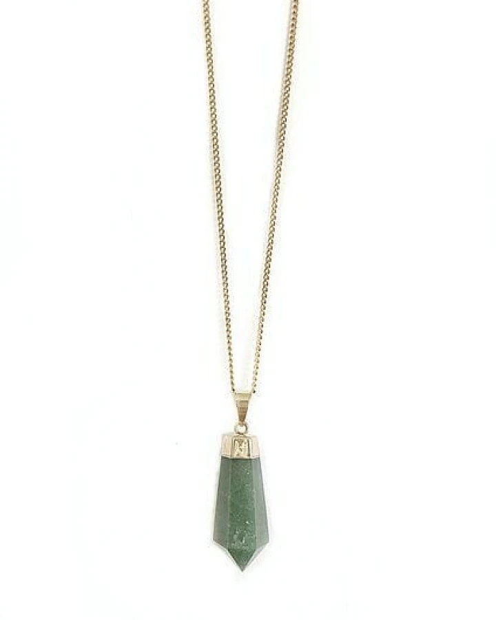 Aventurin Halskette vergoldet von Crystal and Sage