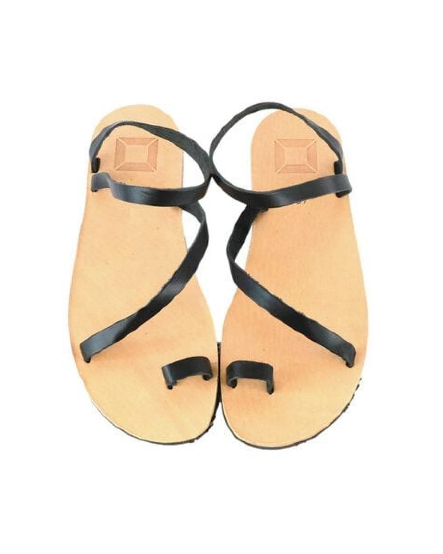 SORBAS '25 Leder Riemchensandaletten Schwarz – Ansicht 4