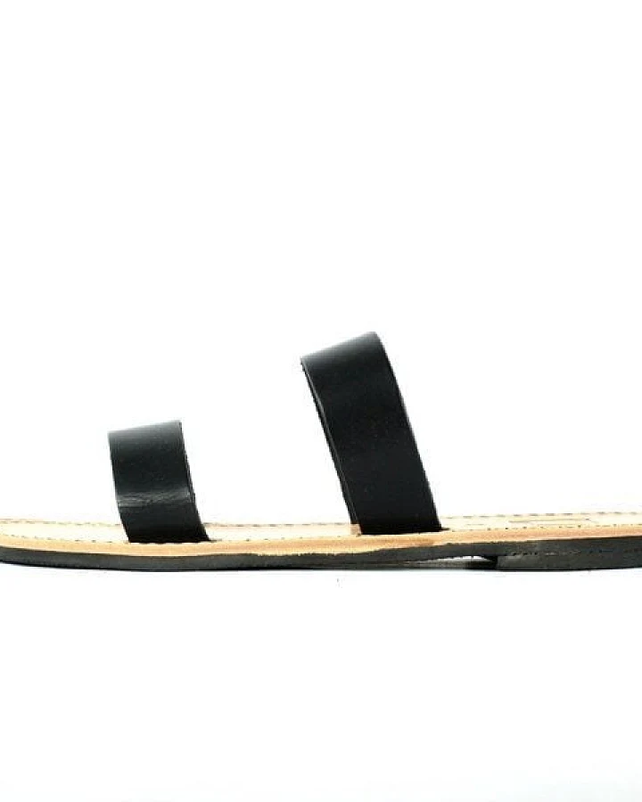 SORBAS '26 Leder Pantoletten Schwarz