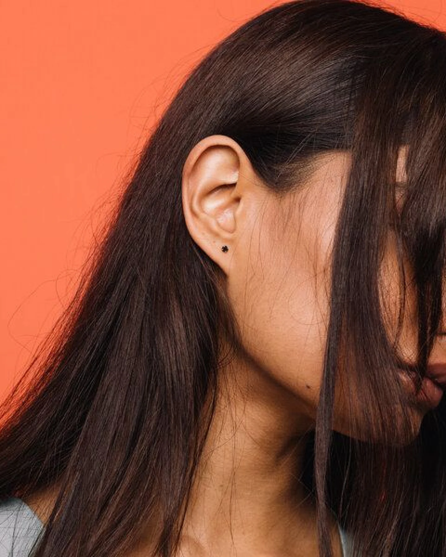 fejn jewelry Ohrstecker 'black stud' – Ansicht 3