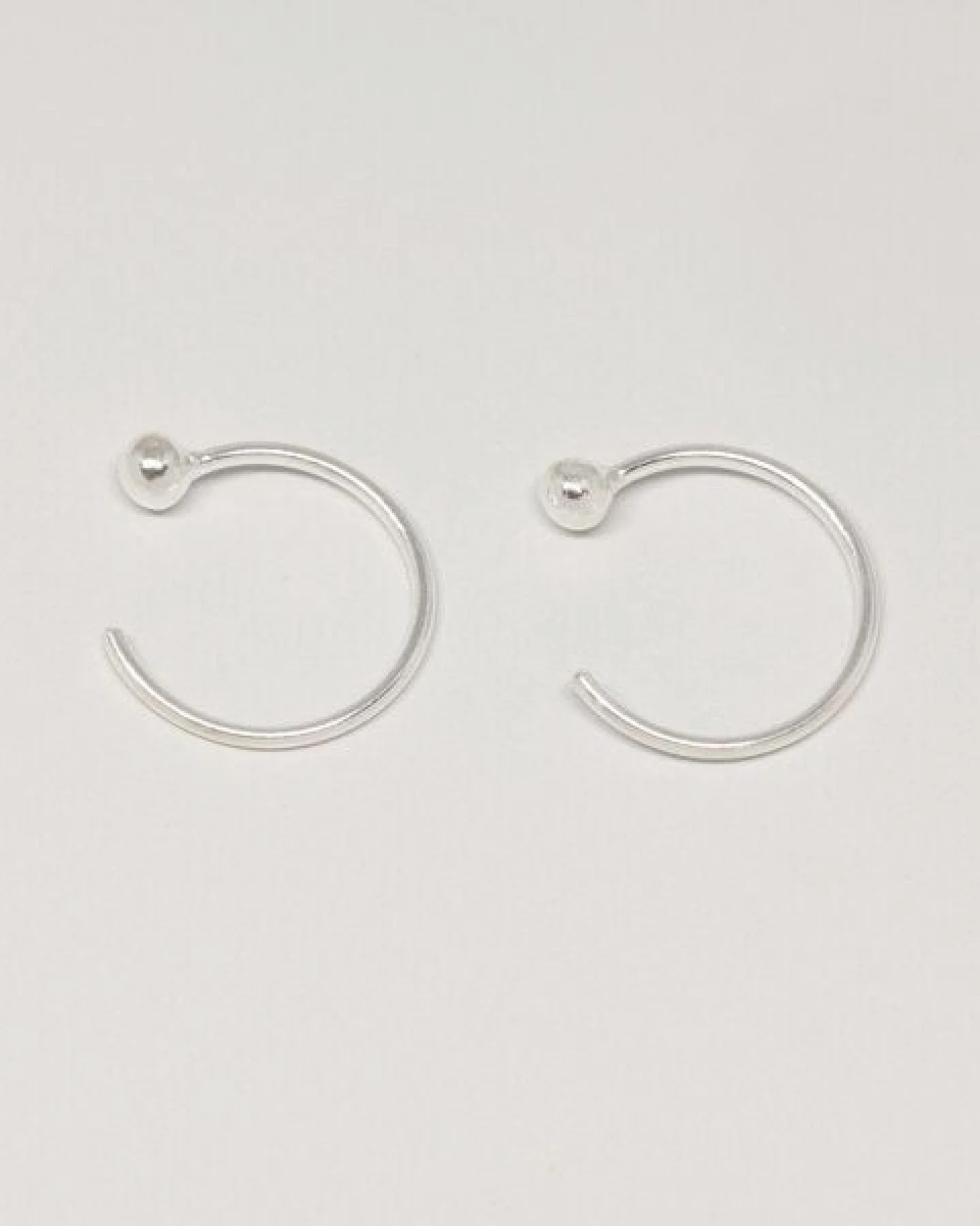 fejn jewelry Creole 'open hoop' – Ansicht 3