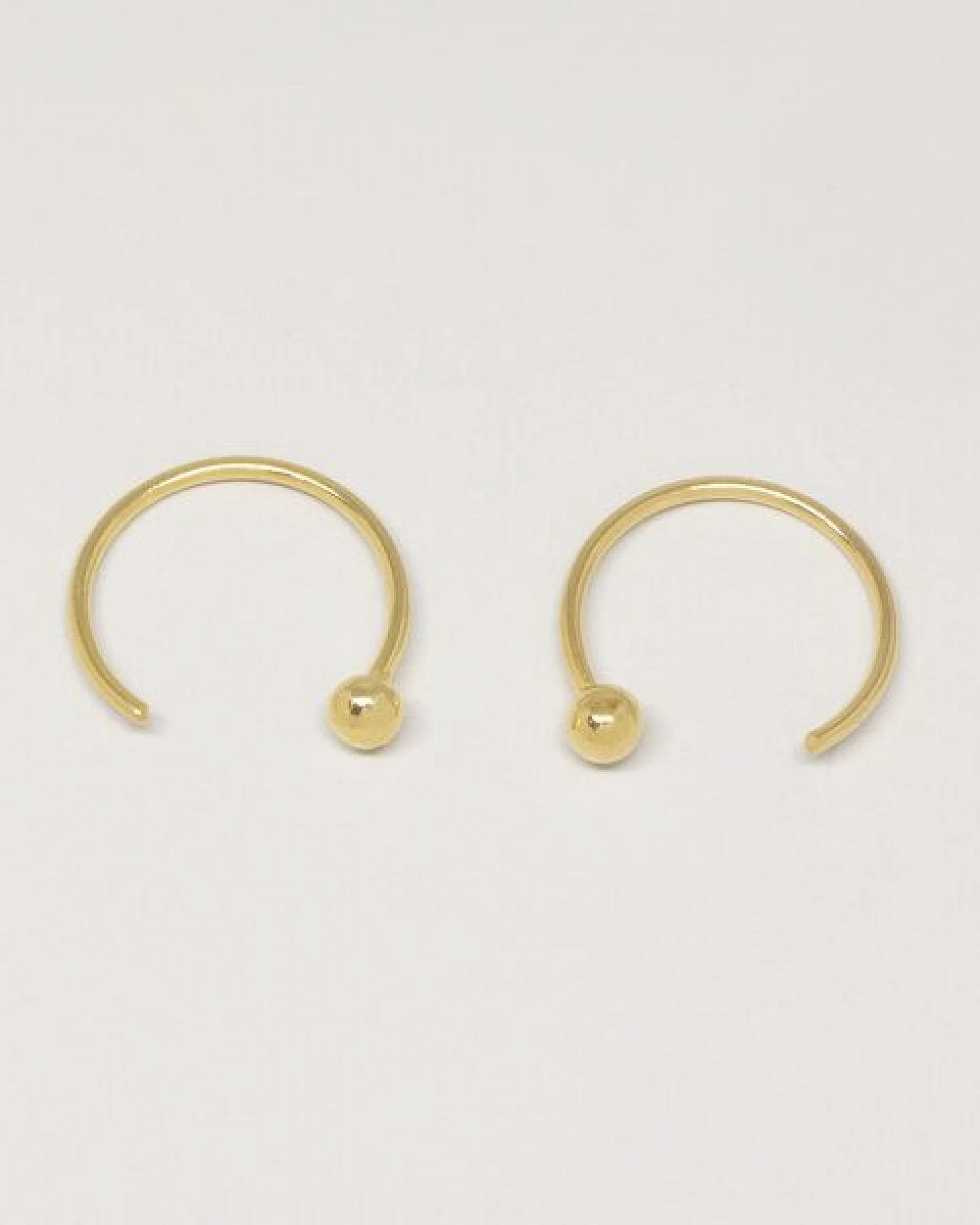 fejn jewelry Creole 'open hoop' – Ansicht 4