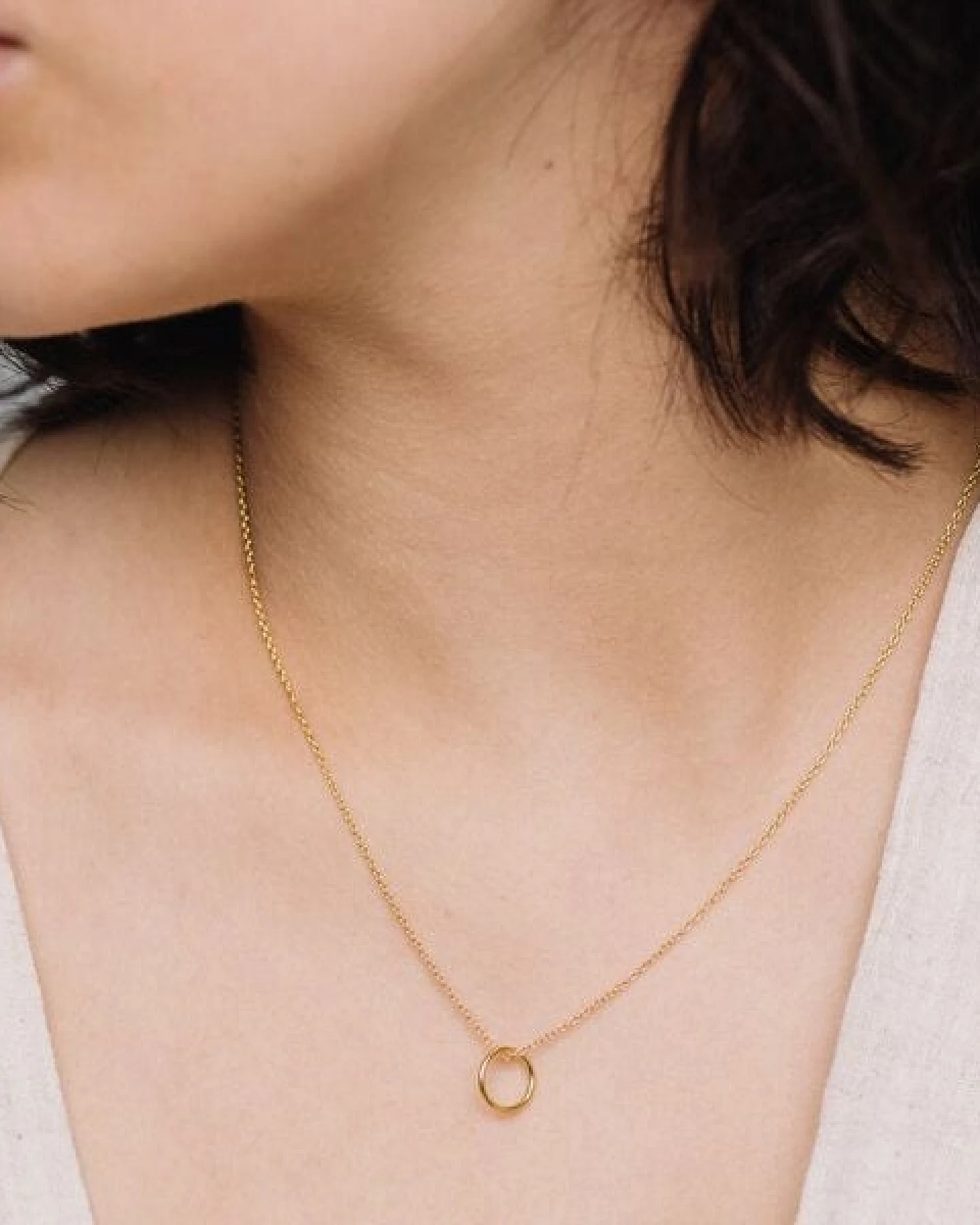 fejn jewelry Kette 'medium circle' M/L – Ansicht 2
