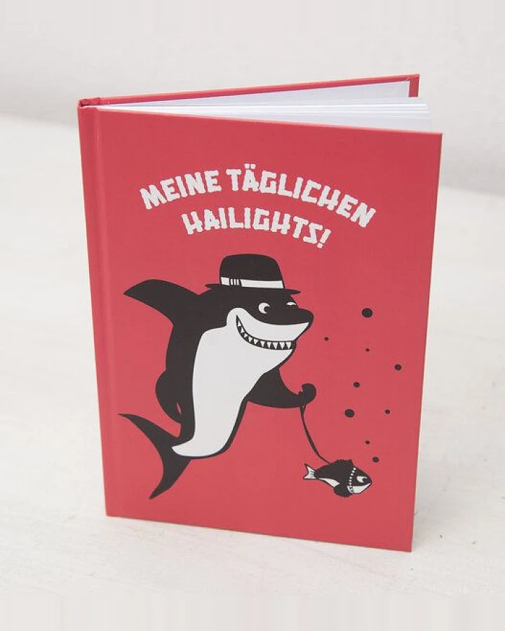 päfjes Meine täglichen Hailights! - Notizbuch A5 Hardcover 96 Seiten - Coral