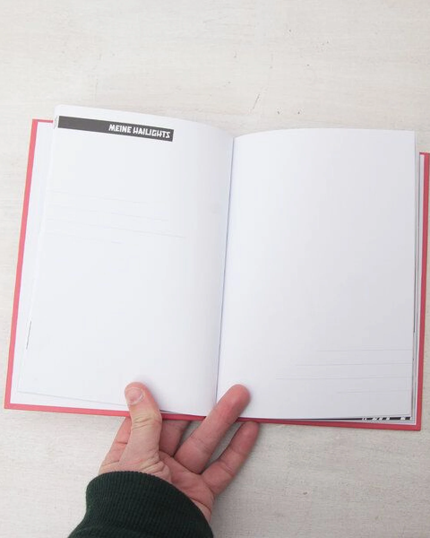 päfjes Meine täglichen Hailights! - Notizbuch A5 Hardcover 96 Seiten - Coral – Ansicht 2
