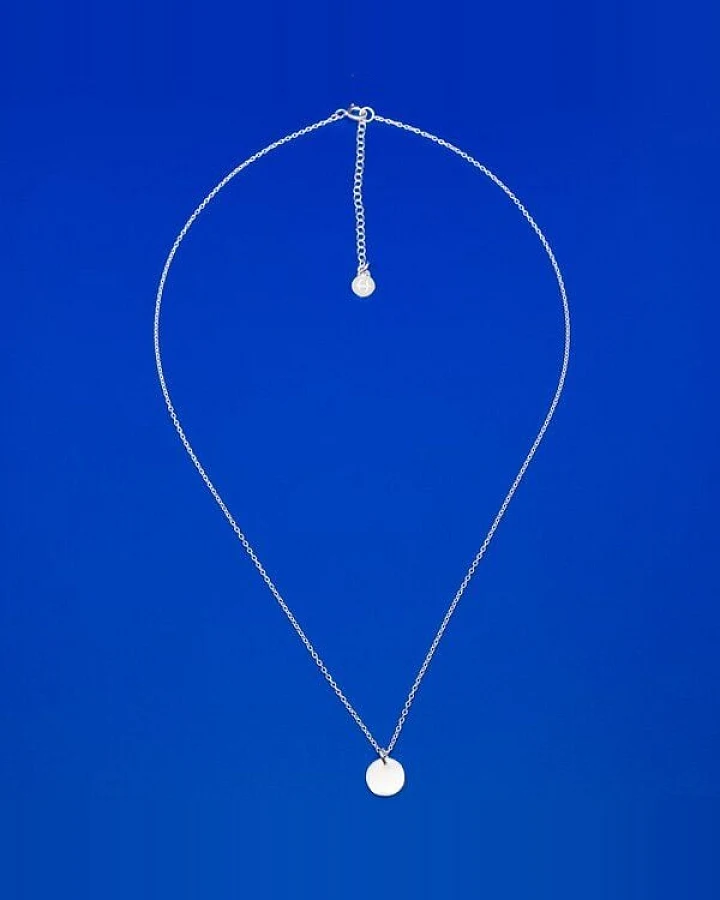 fejn jewelry Kette 'shiny disc' - standard / extra lang