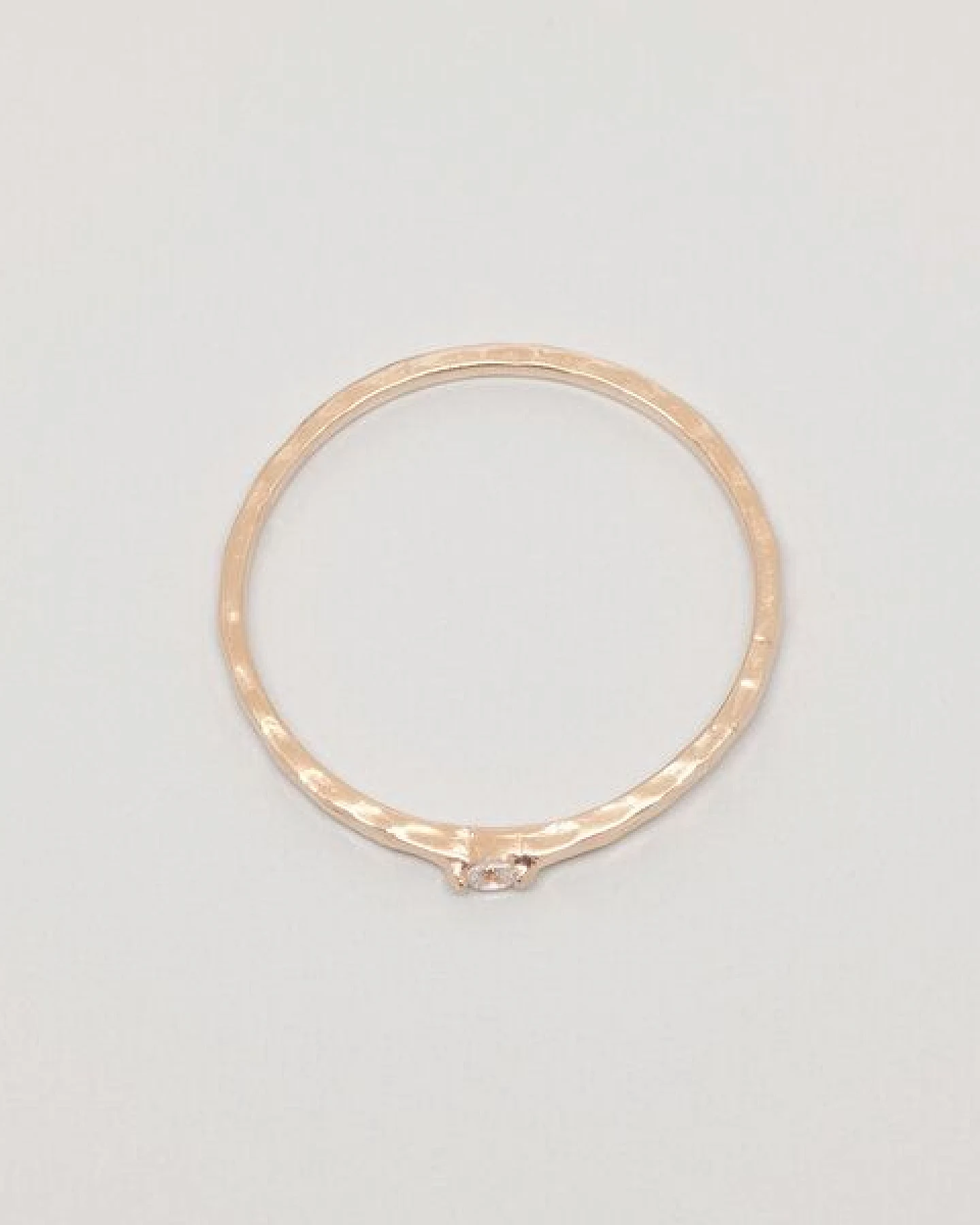 fejn jewelry Ring 'sparkle hammered' – Ansicht 3