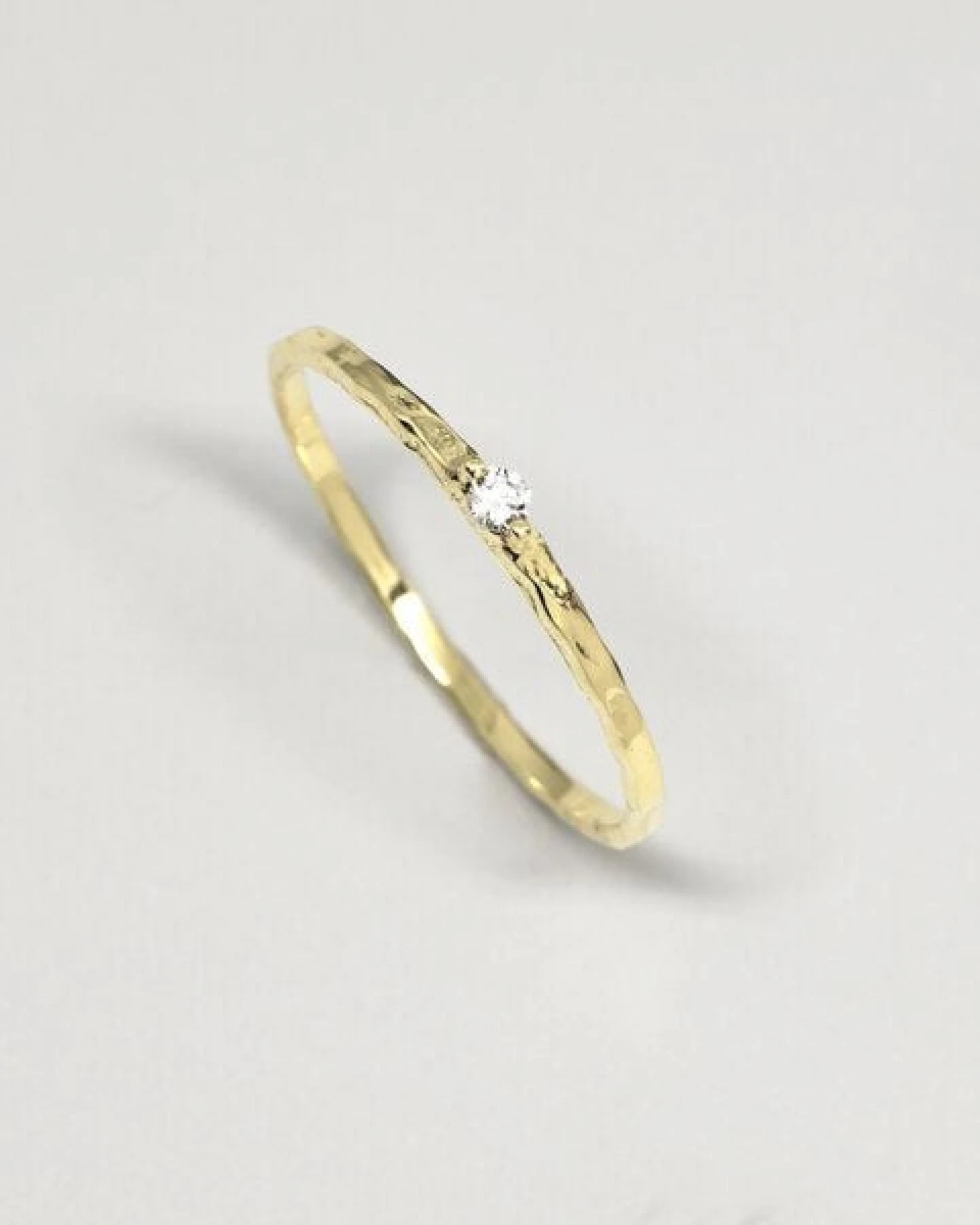 fejn jewelry Ring 'sparkle hammered' – Ansicht 2