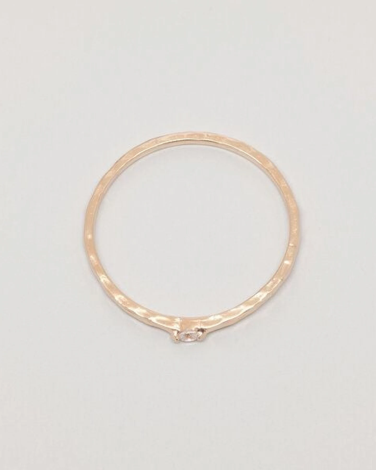fejn jewelry Ring 'sparkle hammered' – Ansicht 3
