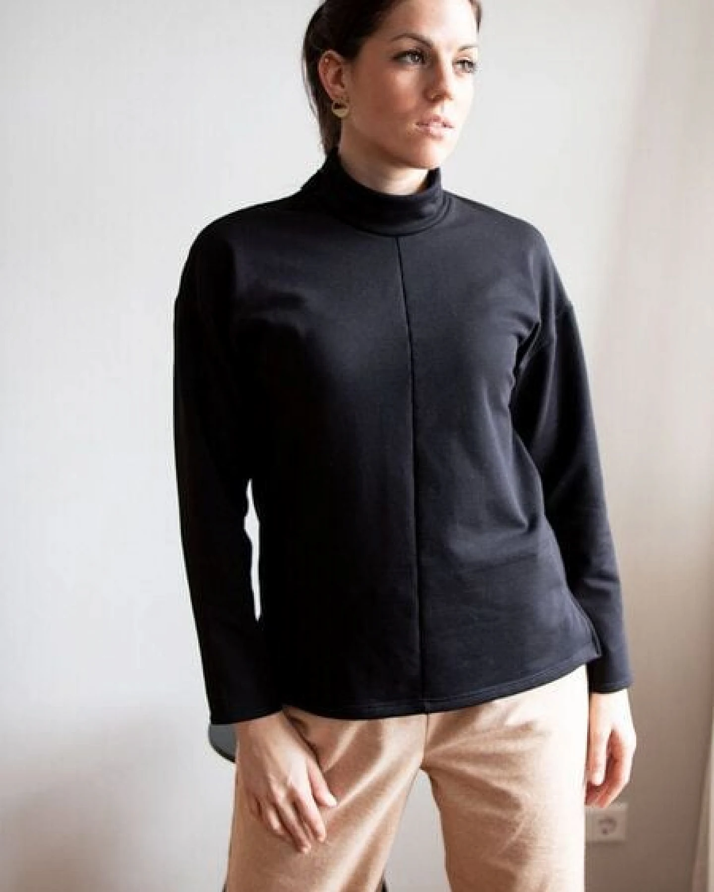 Ecostories Ladies Turtleneck Pullover Fokus – Ansicht 3