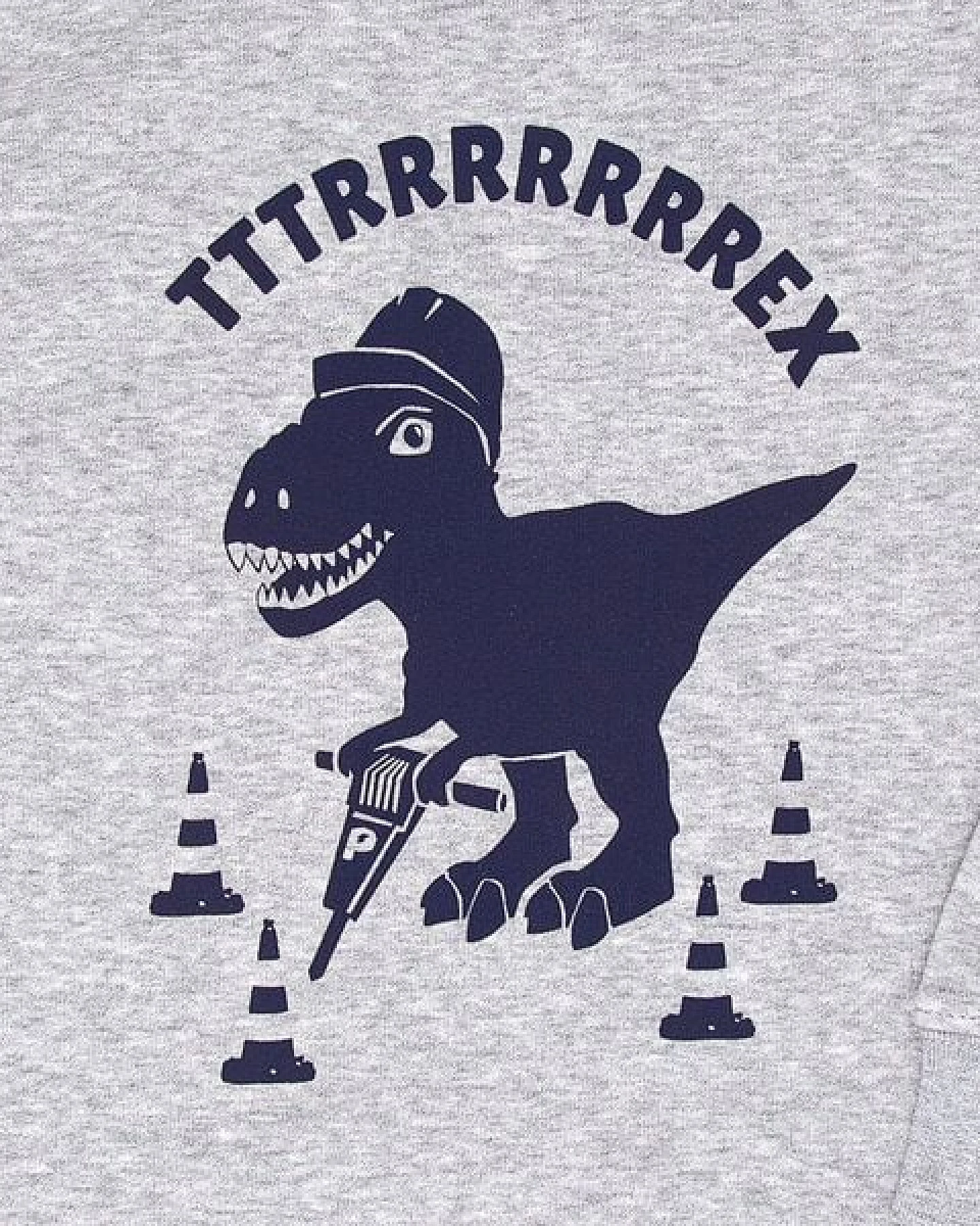 päfjes Theo Tttrrrrex der Bauarbeiter Dino - Fair Wear Kinder Sweater – Ansicht 3