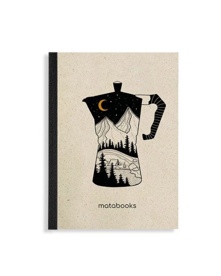 matabooks® Nachhaltiges A6 Notizbuch/Journal/Schreibblock aus Graspapier – Dahara