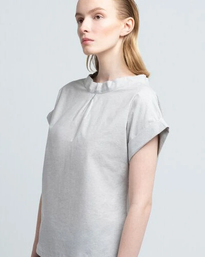 SHIPSHEIP JANE - Damen Bluse aus Bio-Baumwoll-Mix