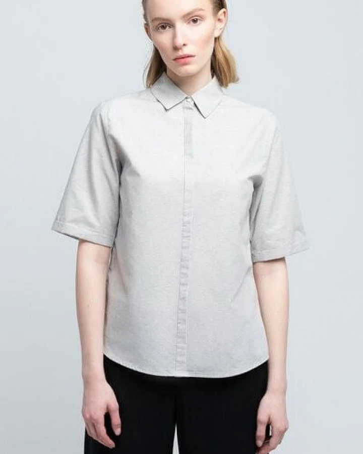 SHIPSHEIP PATTI - Damen Bluse aus Bio-Baumwolle-Mix
