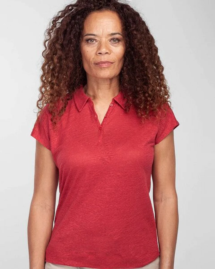 Alma & Lovis Leinenshirt im Polostyle aus 100% Leinen