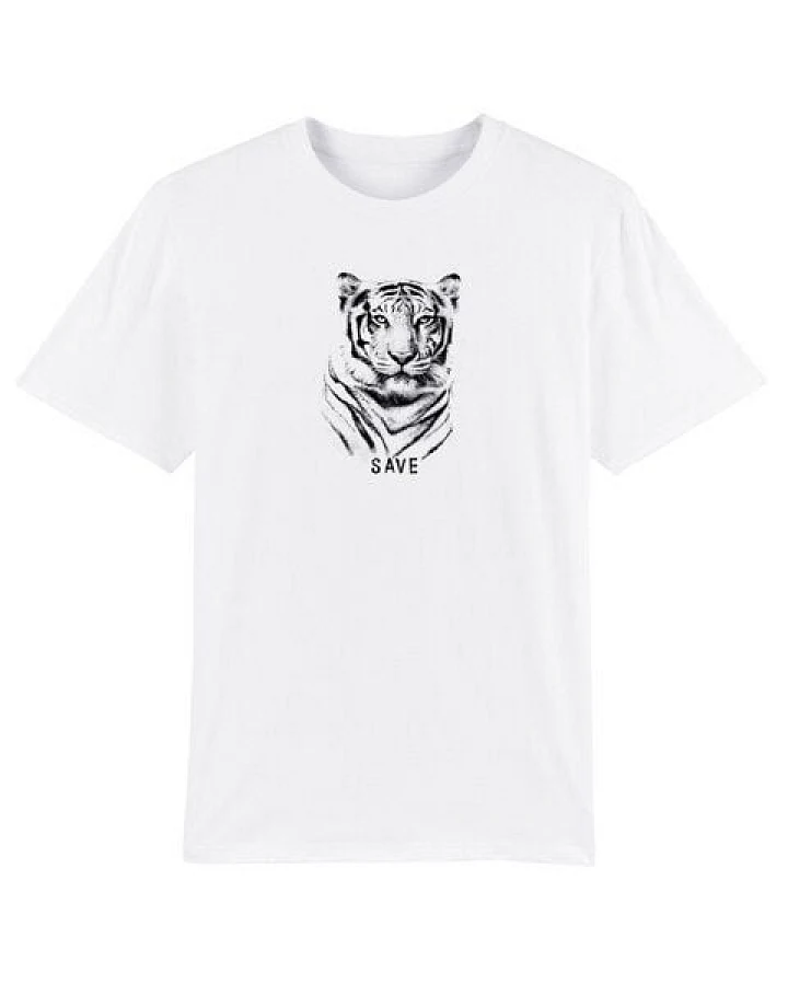 Human Family Bio Herren Rundhals T-Shirt "Spark - Tiger"