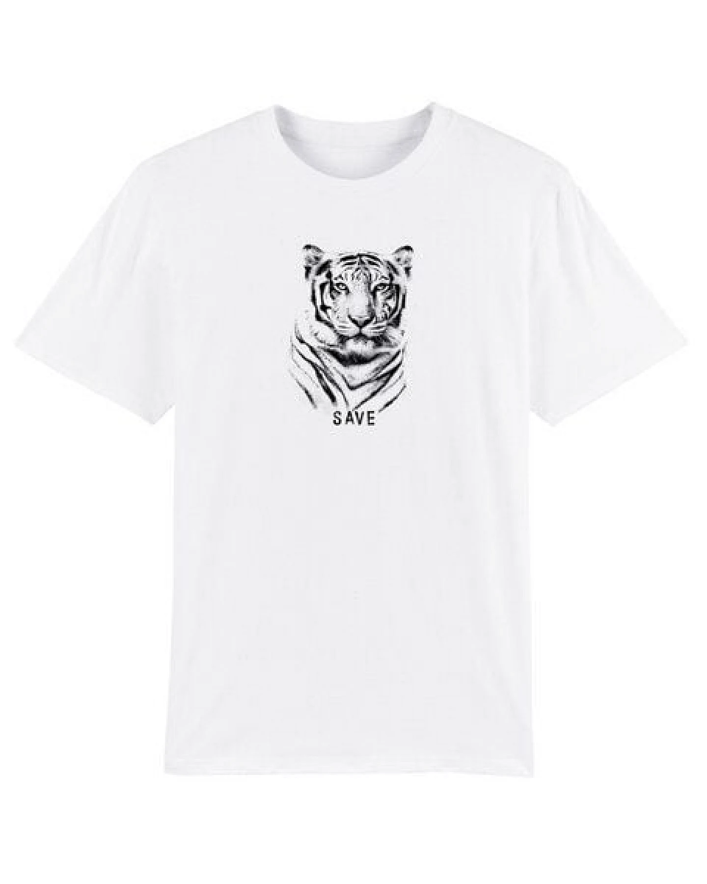 Human Family Bio Herren Rundhals T-Shirt "Spark - Tiger" aus Bio-Baumwolle – Ansicht 2