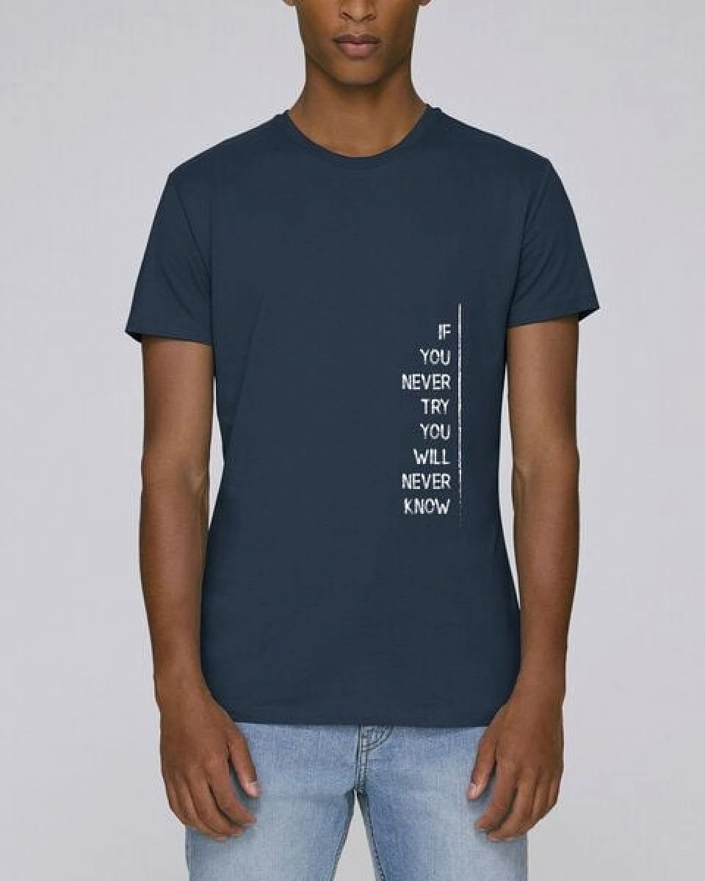 Human Family Herren Bio Sommer T-Shirt - Touch "If U try" in 3 Farben – Ansicht 3