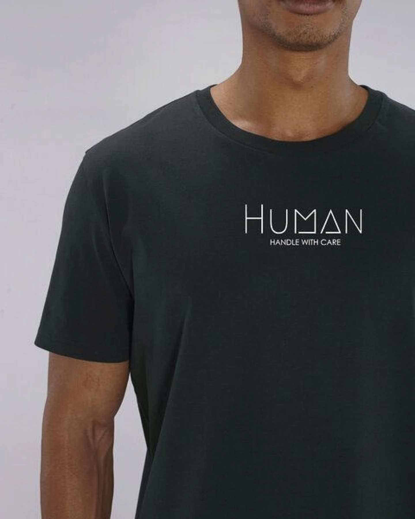 Human Family Bio Herren Sommer T-Shirt mit Rundhalsausschnitt "Maestro - Human" – Ansicht 3