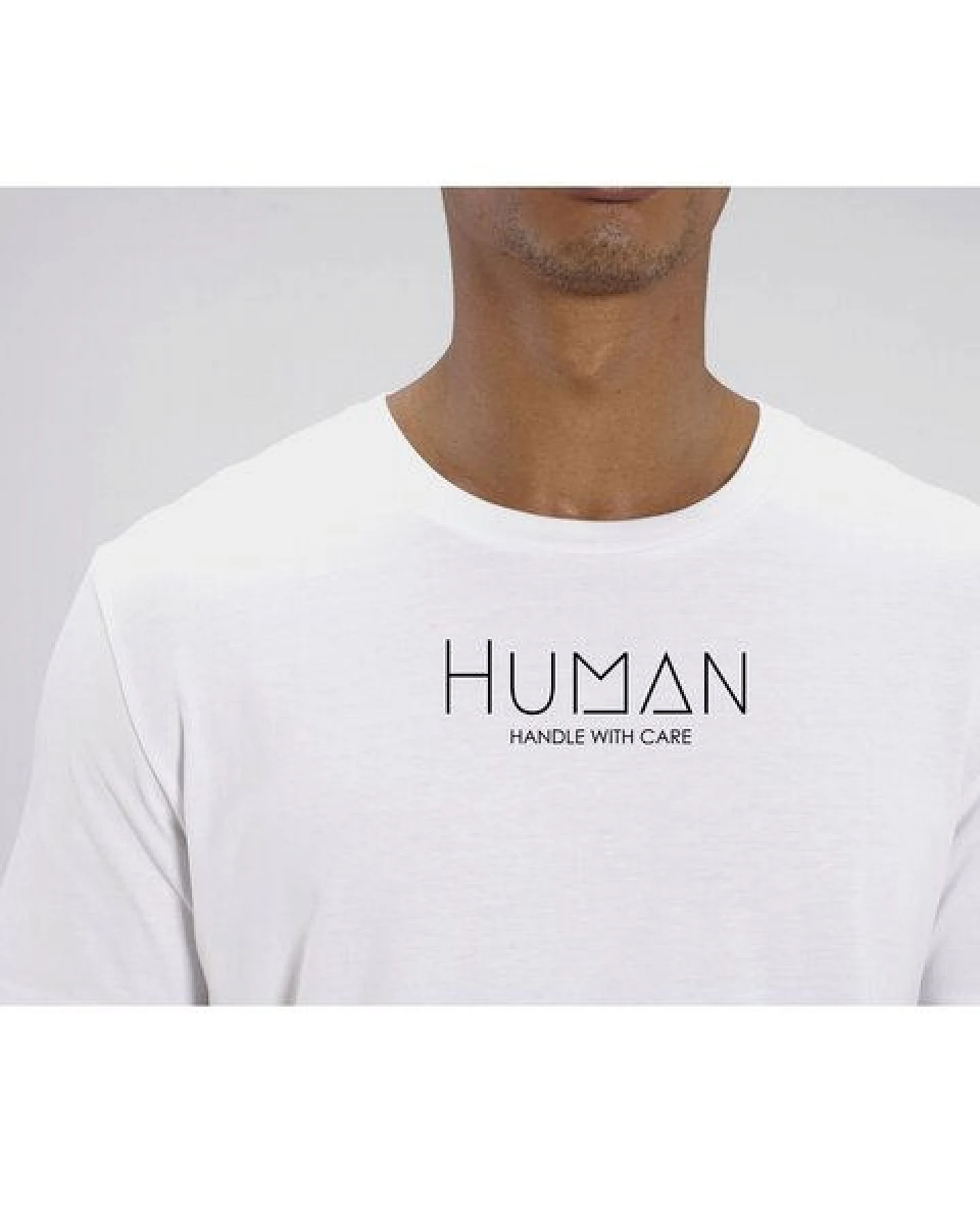 Human Family Bio Herren Sommer T-Shirt mit Rundhalsausschnitt "Maestro - Human" – Ansicht 3