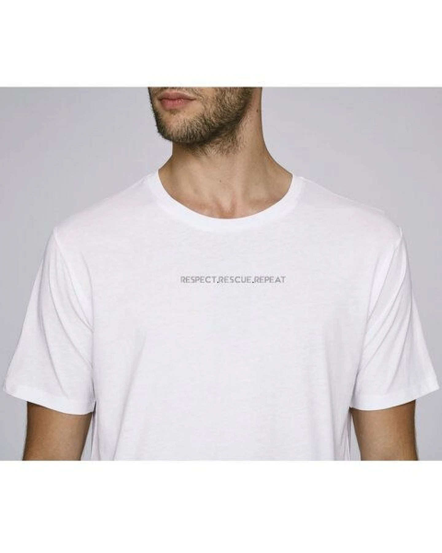 Human Family Herren Rundhals Bio T-Shirt "Actor - Respect" – Ansicht 3