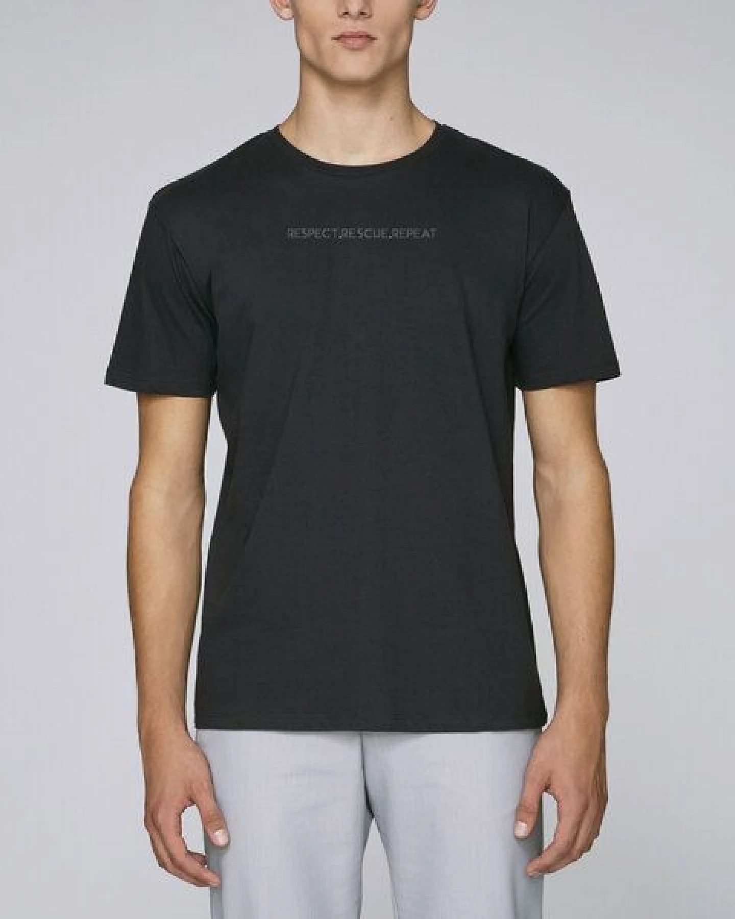Human Family Herren Rundhals Bio T-Shirt "Actor - Respect" – Ansicht 3