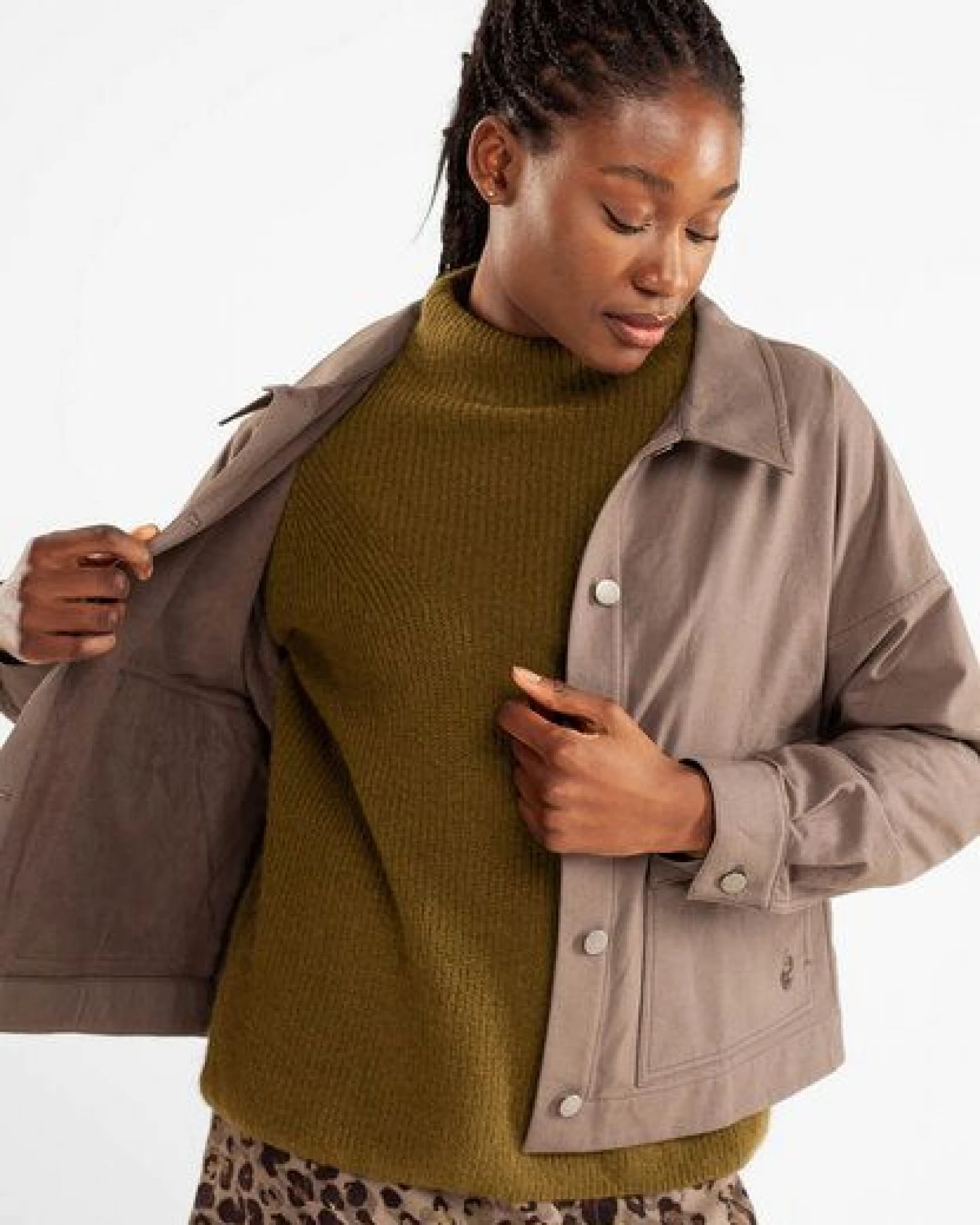 Alma & Lovis Softshelljacke aus reiner Bio-Baumwolle – Ansicht 3