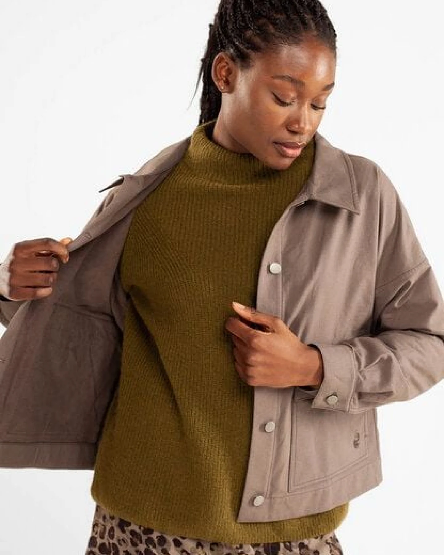 Alma & Lovis Softshelljacke aus reiner Bio-Baumwolle – Ansicht 3