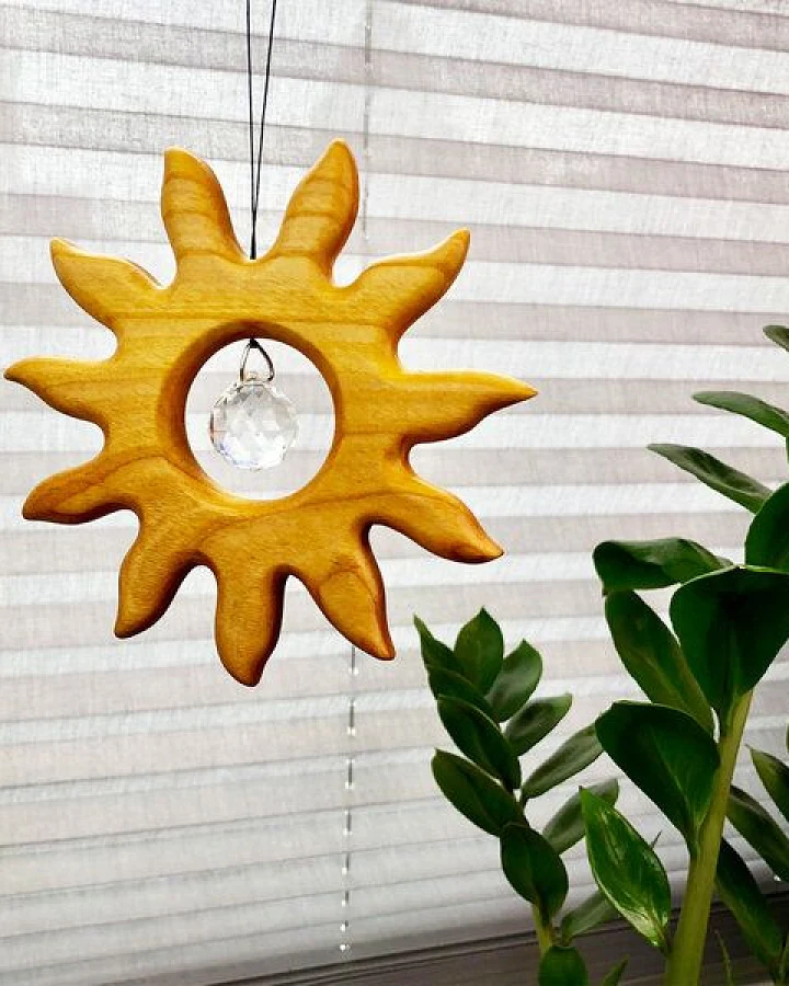 Mitienda Shop Fensterdeko Sonne mit Kristall